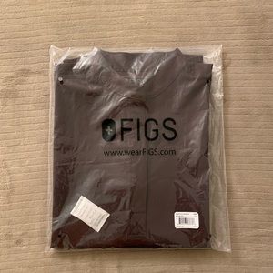 Figs scrub top- ESPRESSO